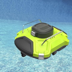 Robô Limpador de Piscina sem Fio para Fundo, Paredes e Linha de Água