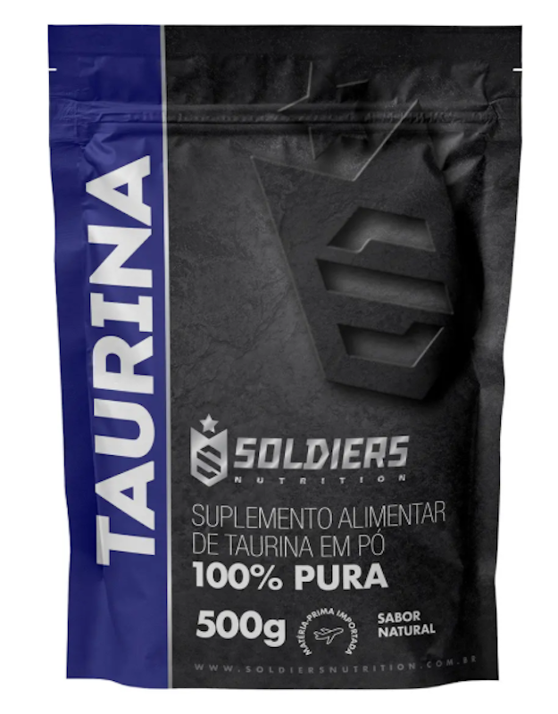 Taurina 500 g - 100% Pura Importada 1