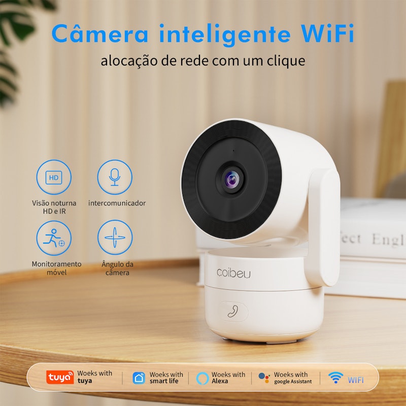 Câmera de Segurança Wi-Fi 4 MP com Áudio Bidirecional 3