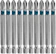 GROSS Kit de Bits Phillips 70 mm Ponta PH2 1/4 Pol 10 Peças 1