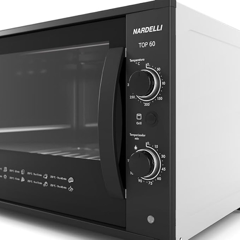 Forno Nardelli Elétrico Bancada Top 60 Black 2