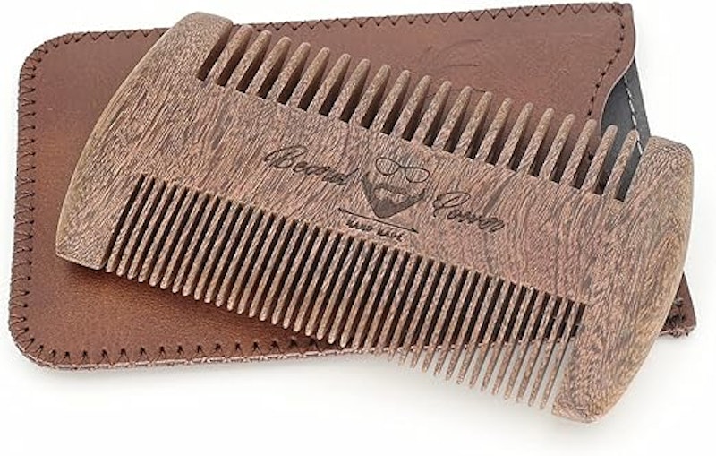 Pente de Barba de Sândalo com Estojo 3