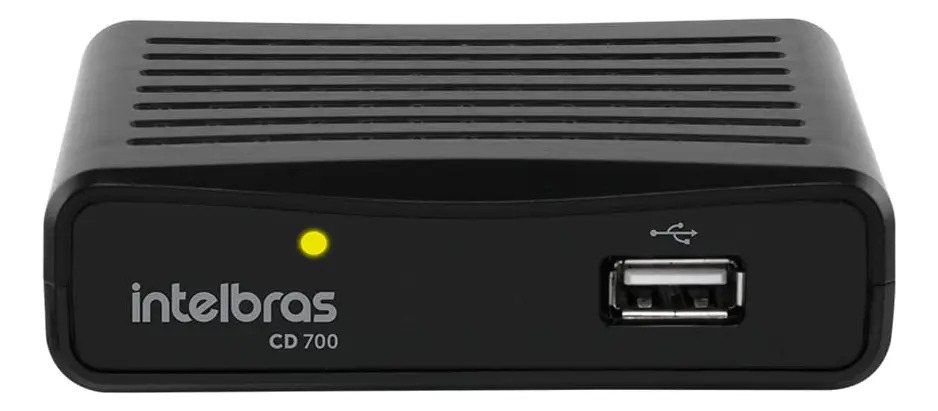 Conversor Digital de TV Intelbras com Gravador CD 700 2