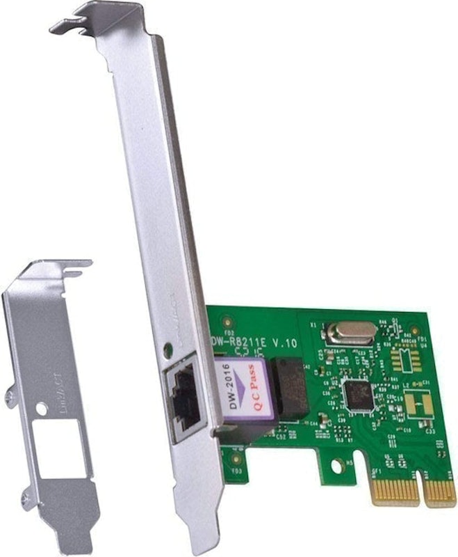 Placa de Rede 10/100/1000 PCI-E PVR100E com Suporte Low Profile 1