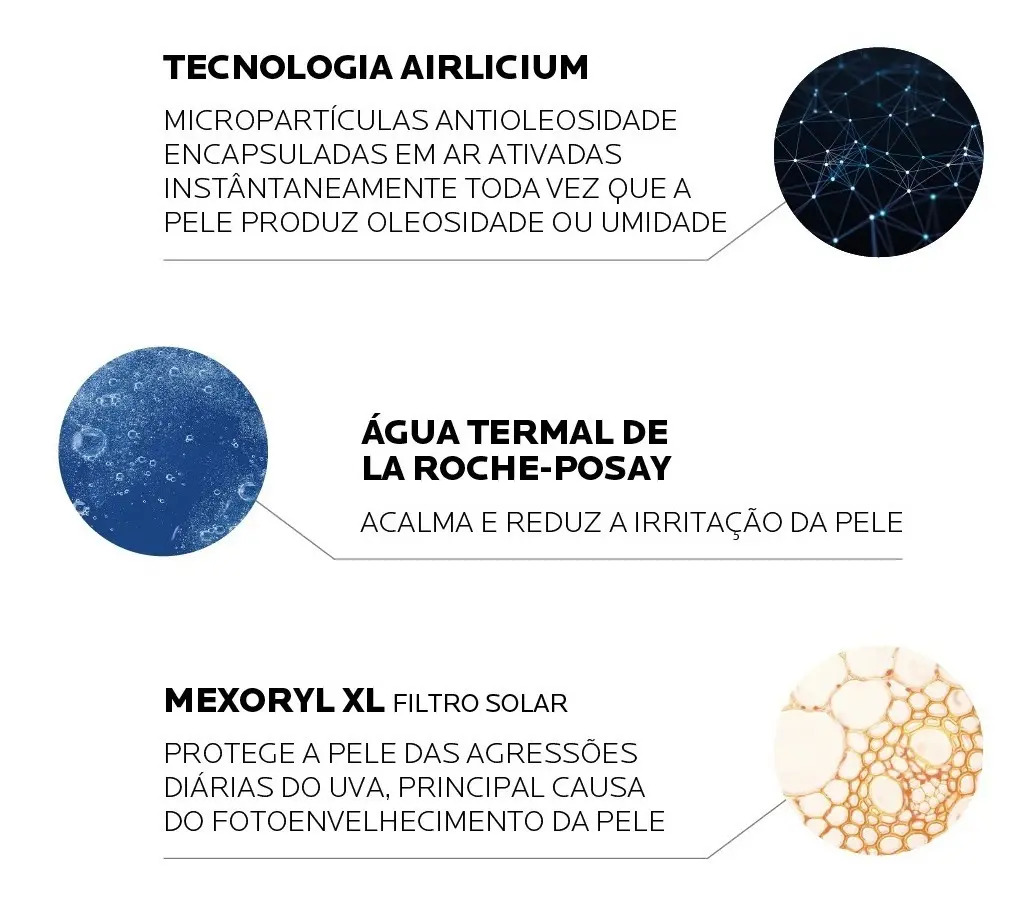 Protetor Solar Antioleosidade Anthelios Airlicium+ 4