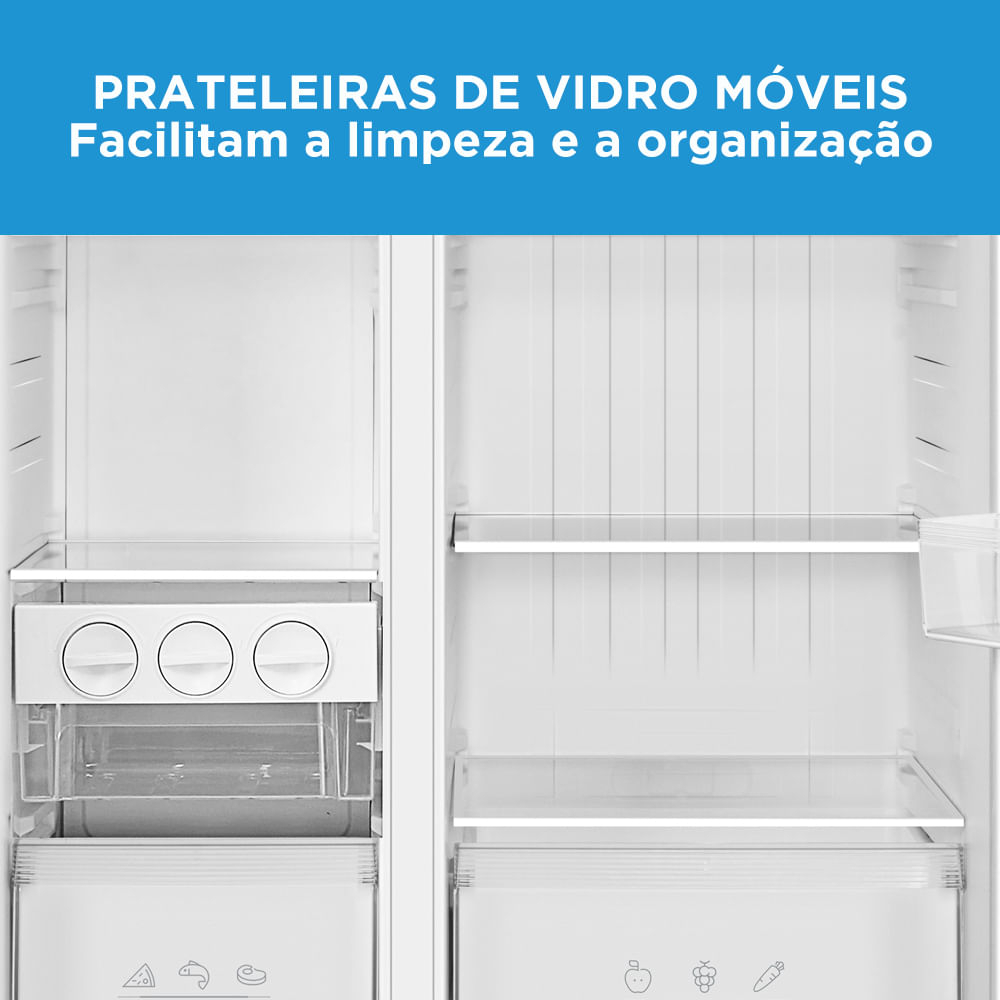 Geladeira Side by Side 511 L Inverter Conectada  4