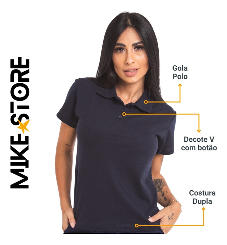 Camisa Polo Feminina 4