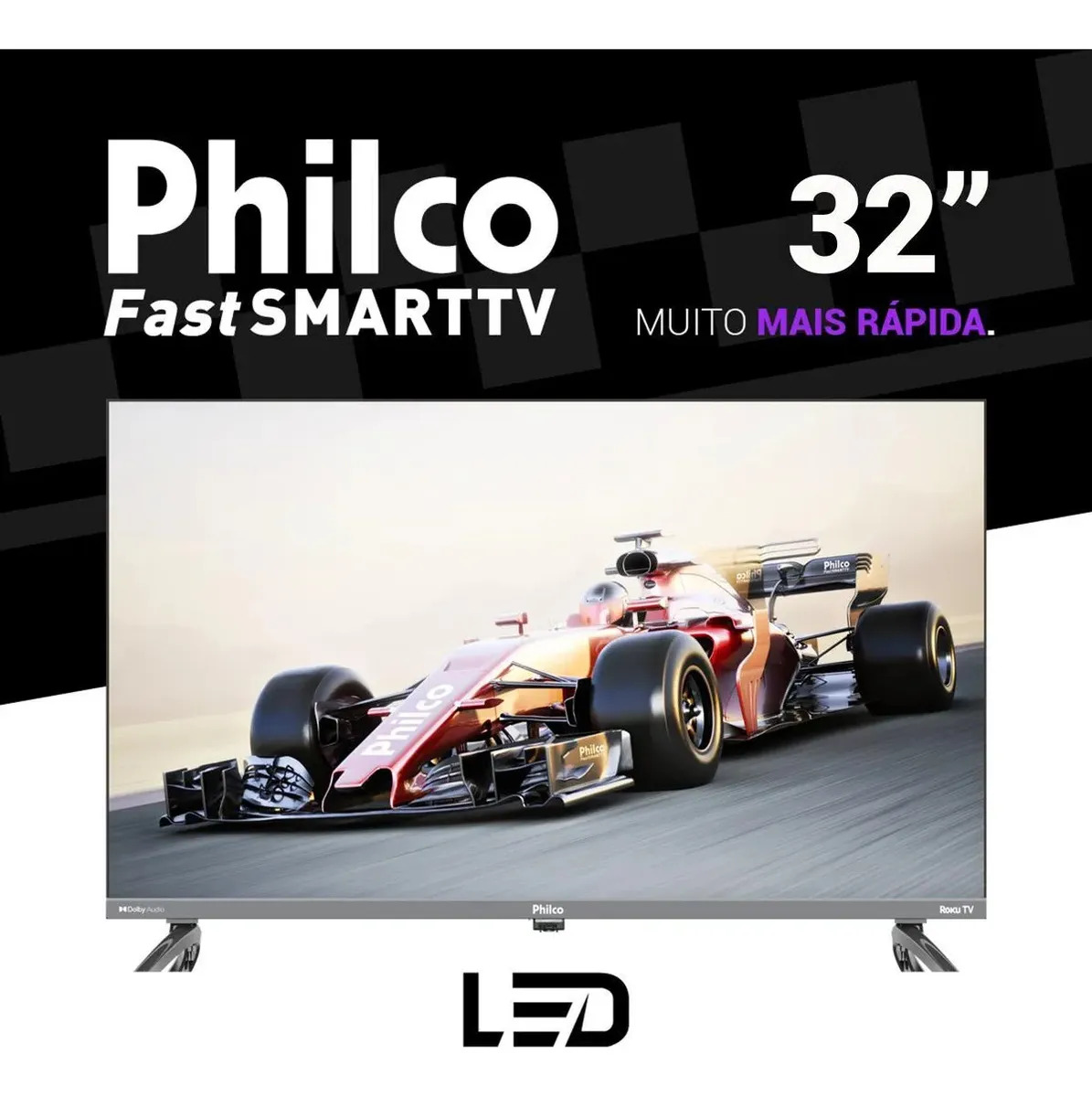 Smart TV 32” Philco LED Roku TV PTV32K34RKGB 5