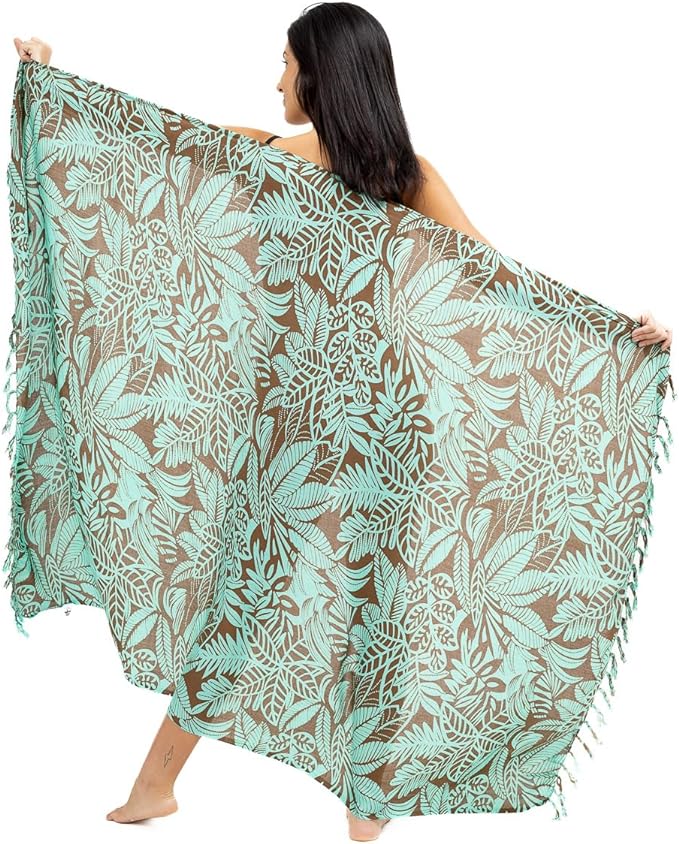 Canga de Praia Viscose Floral Tosca 1