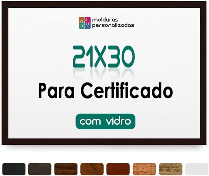 Quadro A4 com Vidro para Diploma 1