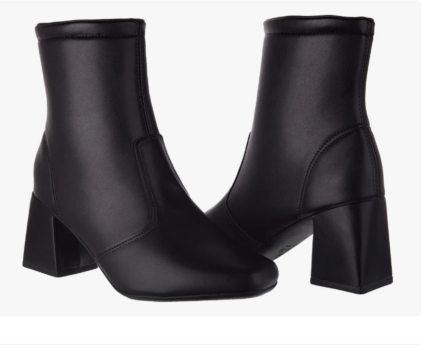 Bota Bico Quadrado Feminina Cano Médio 4