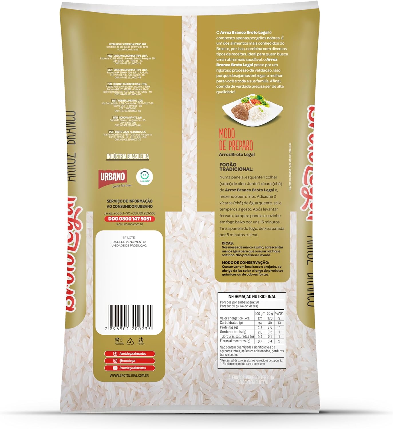 Arroz Branco Broto Legal 2
