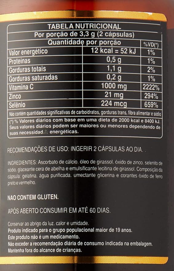 Vitamina C + Selênio + Zinco 3