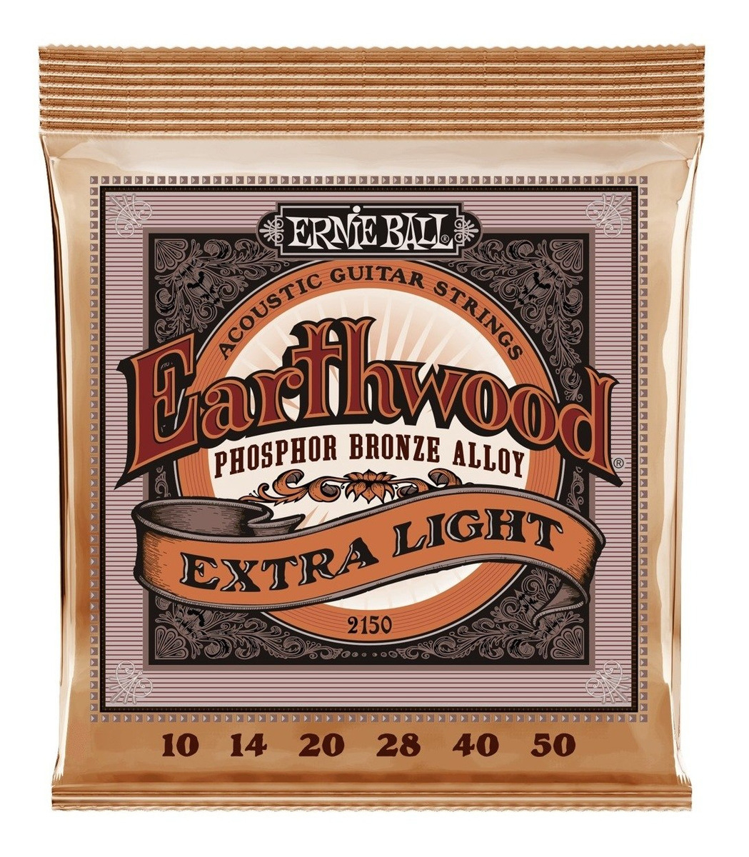Corda para Violão Earthwood Extra Light Phosphor Bronze Acoustic 1