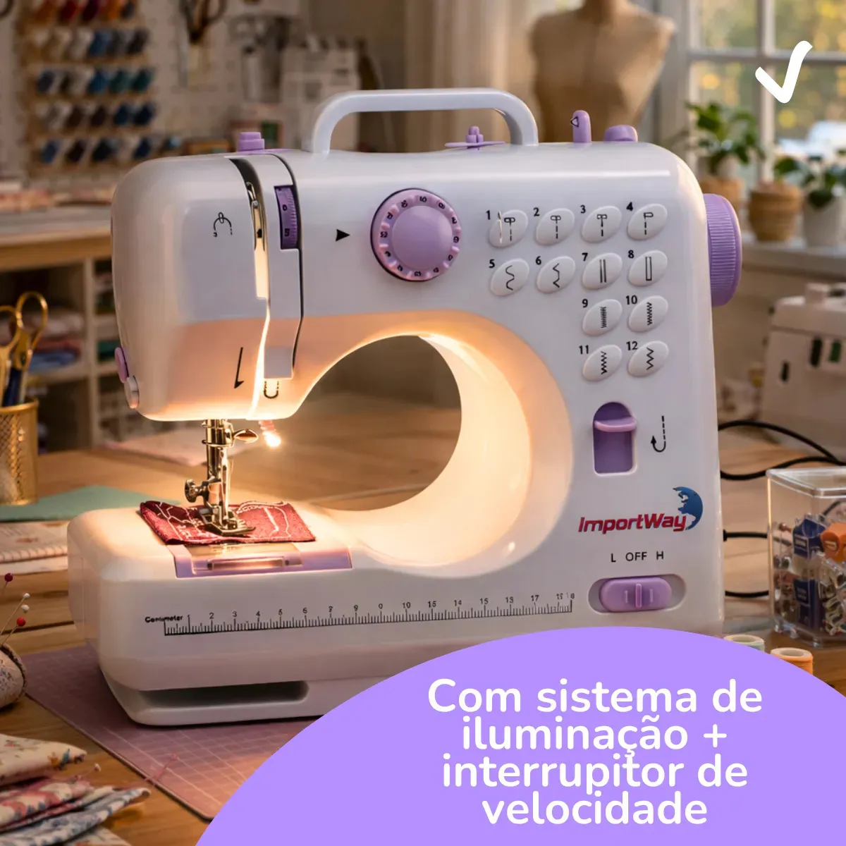 Máquina de Costura Multifuncional  3