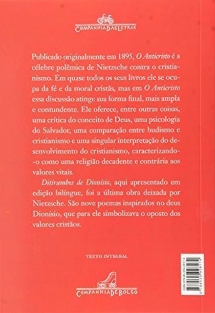 O Anticristo / Ditirambos de Dionísio 2