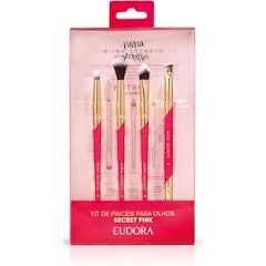 Kit Pincéis para Olhos Secret Pink Niina Secrets