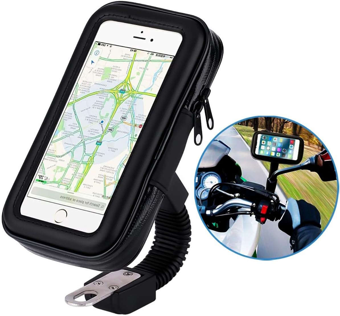 Suporte de Celular Moto Capa Impermeável  2