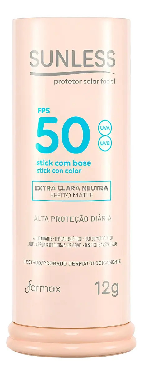 Protetor Solar Stick com Base Sunless  1