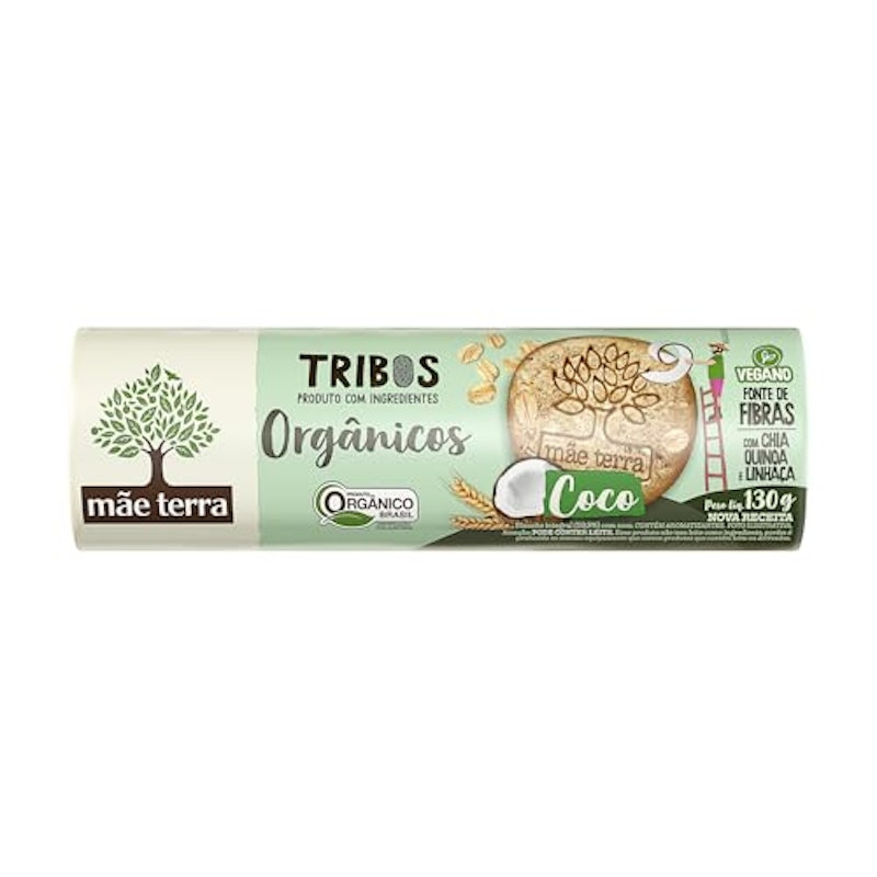 Biscoito Mãe Terra Integral Orgânico Coco Tribos 1