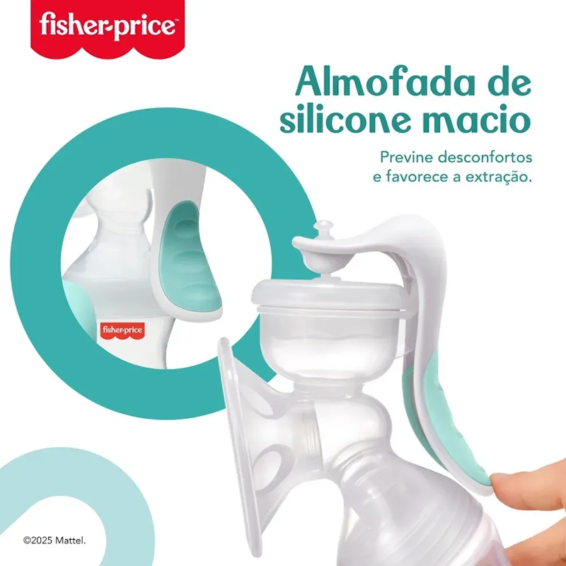 Bomba de Leite Materno Manual 130 ml com Sucção Suave 4