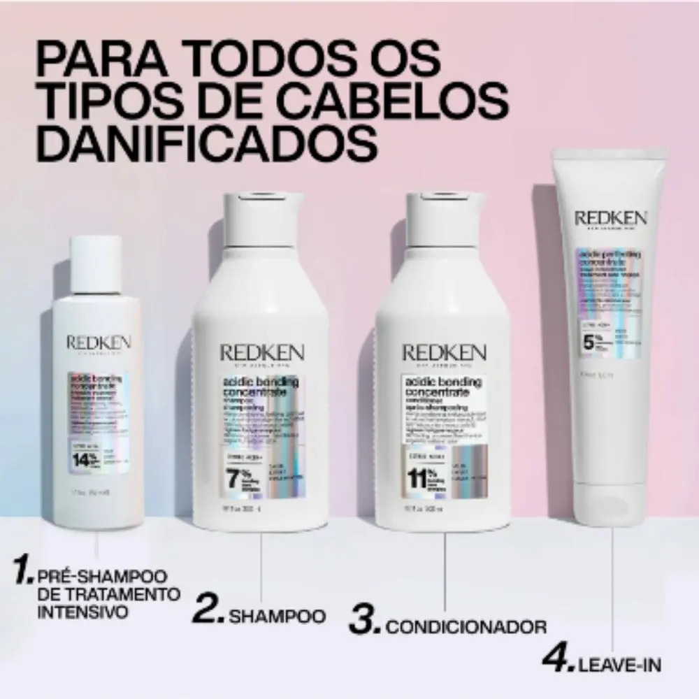 Tratamento Intensivo Pré-Shampoo Acidic Bonding Concentrate 3
