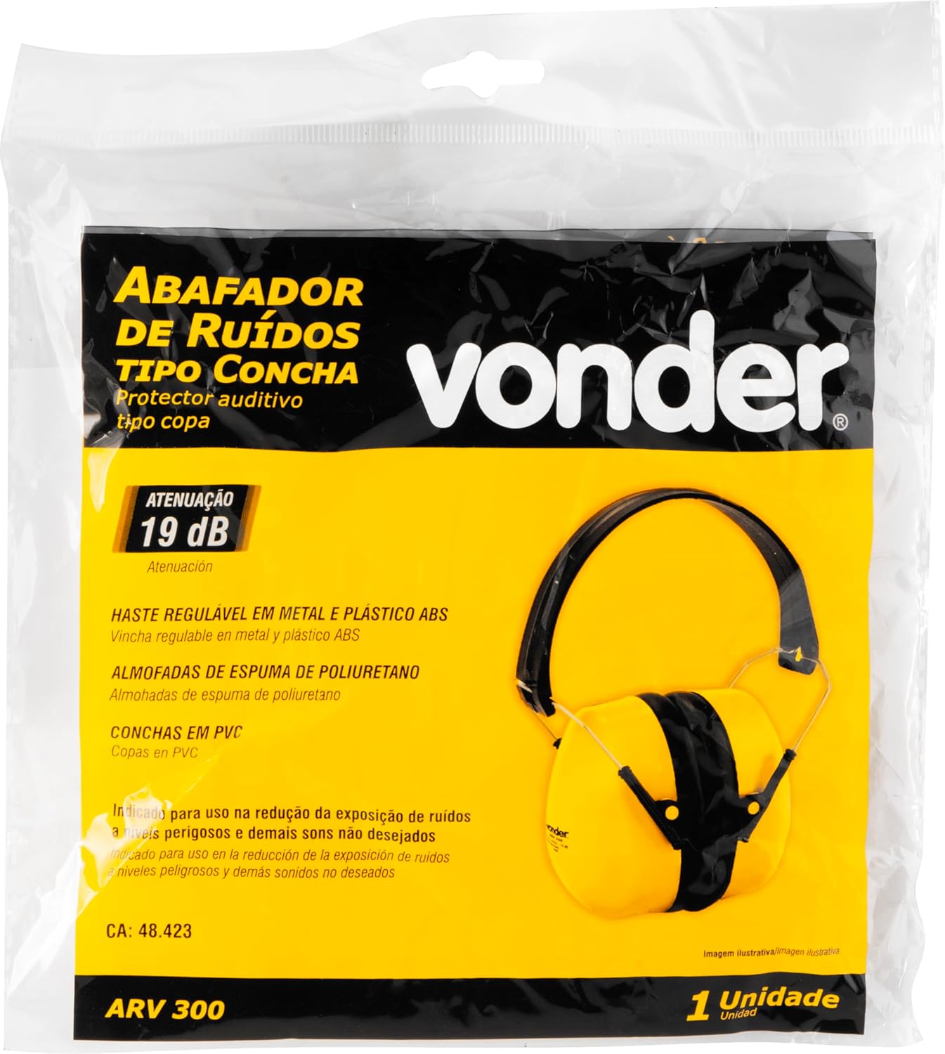 Abafador de Ruídos Tipo Concha ARV 300 4