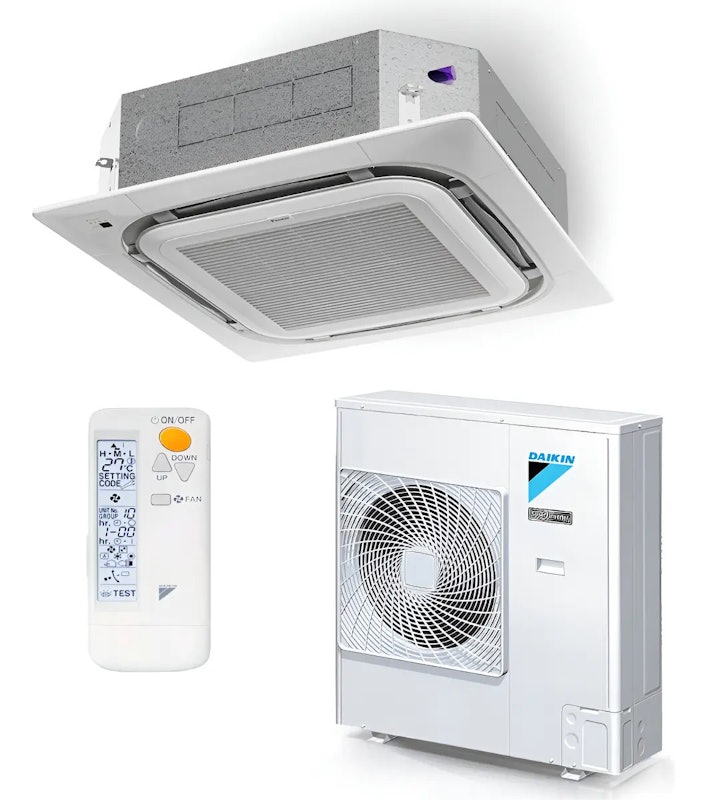 Ar-Condicionado Cassete 30.000 BTUs Inverter 4 Vias Daikin Sky Air Quente e Frio 220 V 1