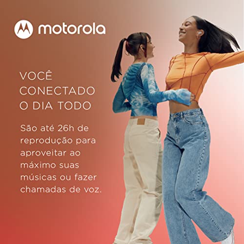 Fone de Ouvido Bluetooth Motorola Moto Buds 105 | Branco 3