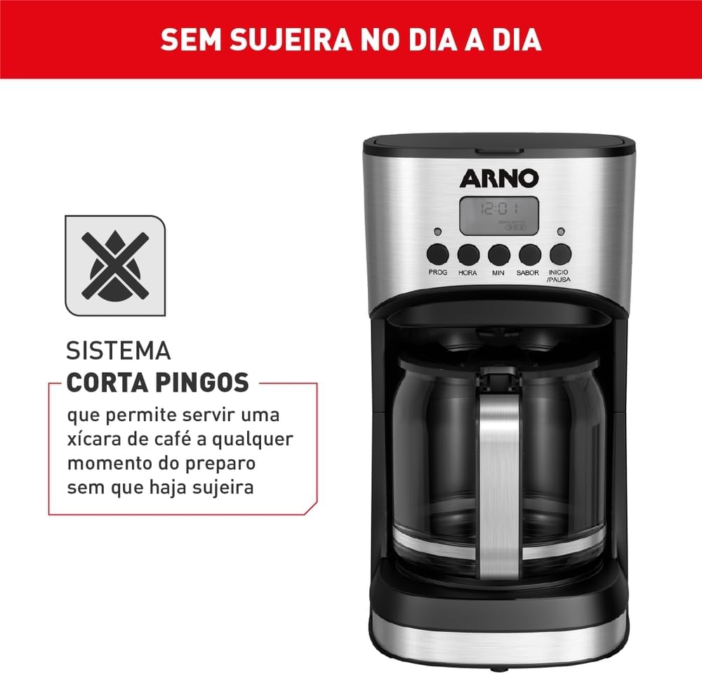 Cafeteira Filtro Digital Arno New Element CFNE 5