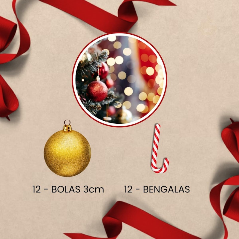 Kit 84 Enfeites de Natal Completo 3