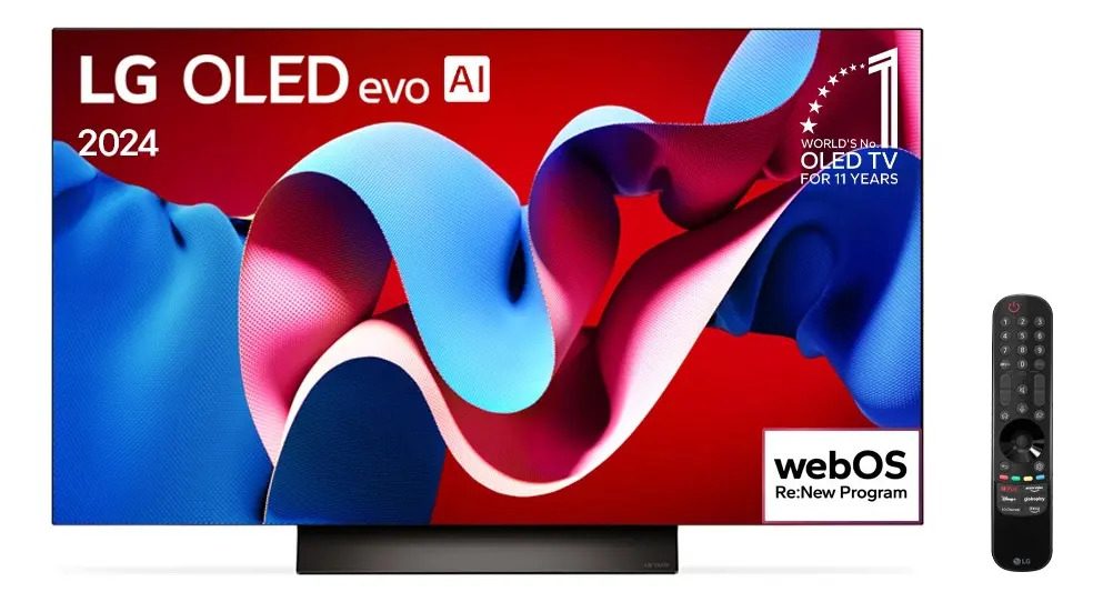 Smart TV LG OLED Evo AI C4 4K 65 Polegadas 2024 1