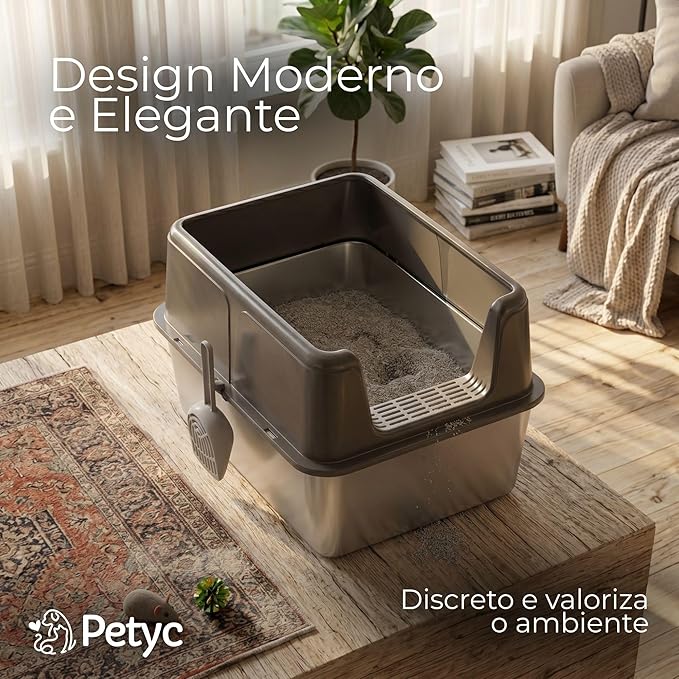 Caixa de Areia para Gatos Inox 4
