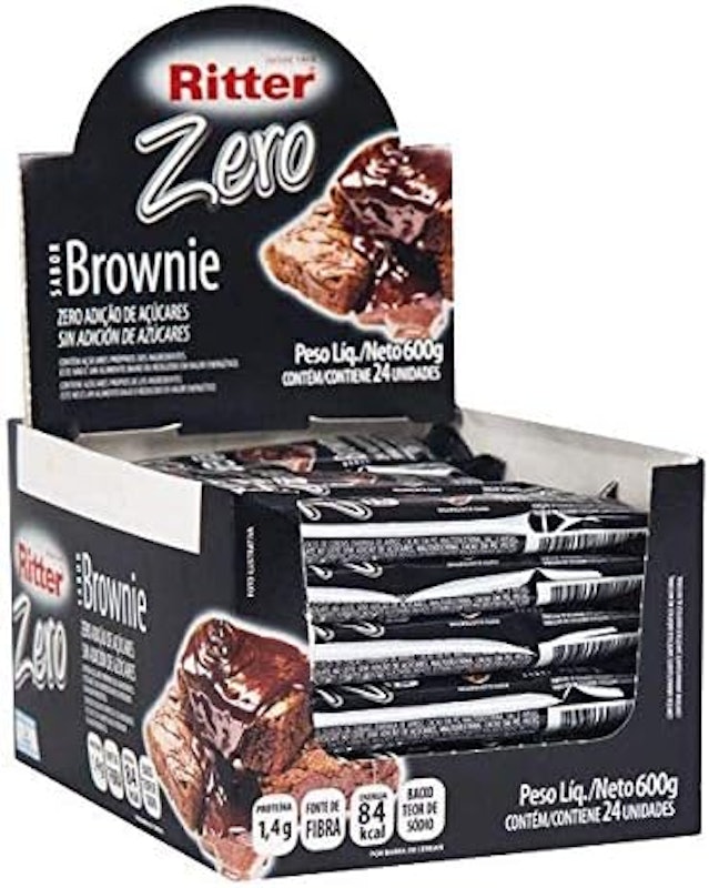Barra de Cereal Zero Açúcar Sabor Brownie 1