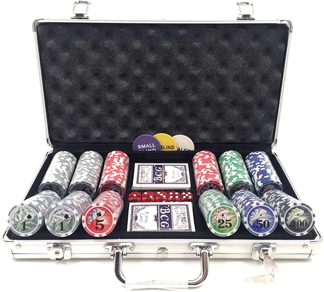 Kit Maleta de Poker 300 Fichas 2