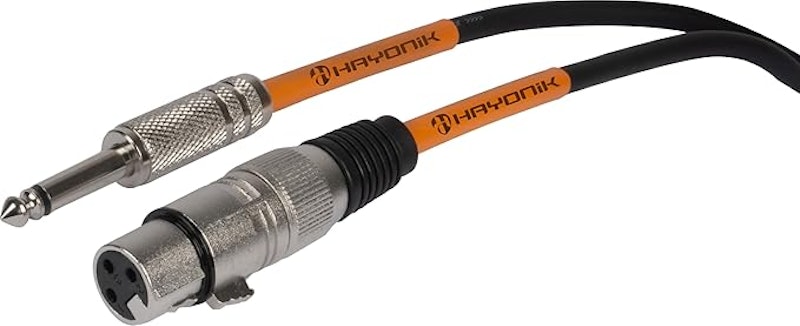 Cabo Balanceado para Microfone Player XLR Fêmea x P10 5 m 3