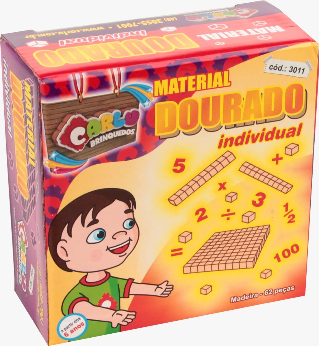 Material Dourado Individual 62 Peças 1