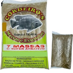 Isca em Pó Sabor 7 Massas de Pesca Especial para Tilapia