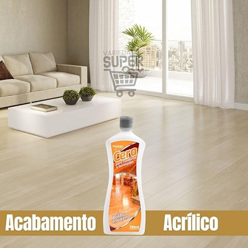 Cera para Madeira e Laminados Premium Brilho Intenso 750 ml 3