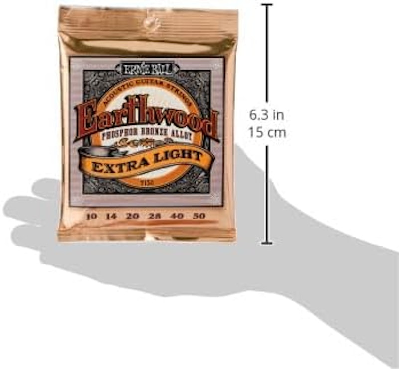 Corda para Violão Earthwood Extra Light Phosphor Bronze Acoustic 2