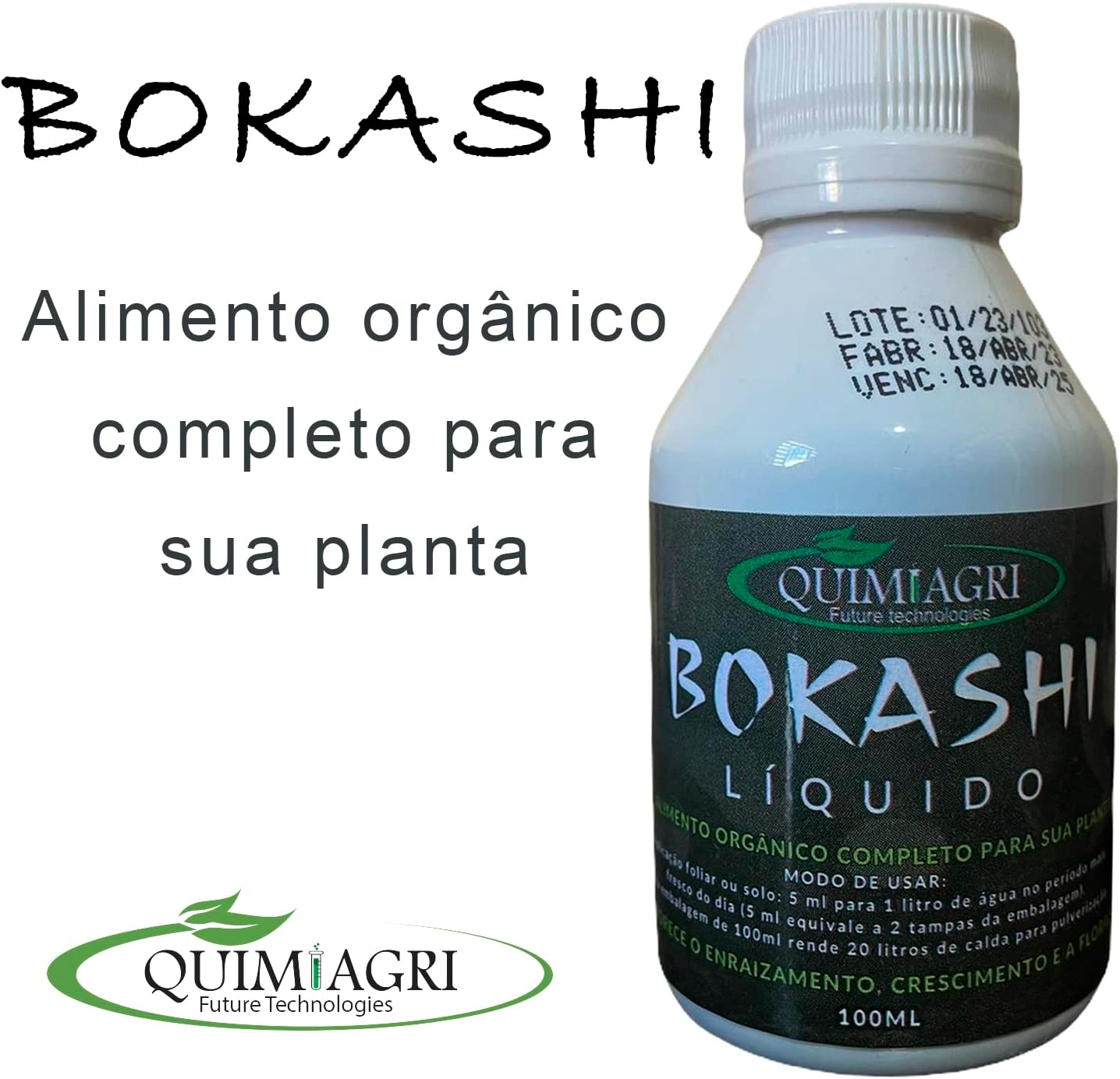 Adubo Concentrado Bokashi 100 ml 3