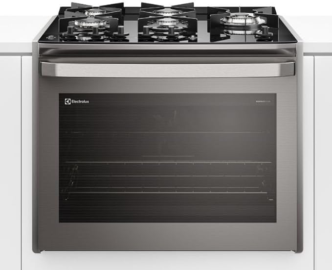 Fogão de Embutir 5 Bocas Experience Mesa de Vidro e Grill 1