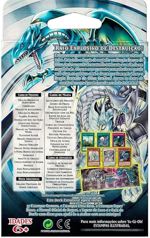 Yu Gi Oh Deck Estrutural Saga do Dragão Branco de Olhos Azuis 2
