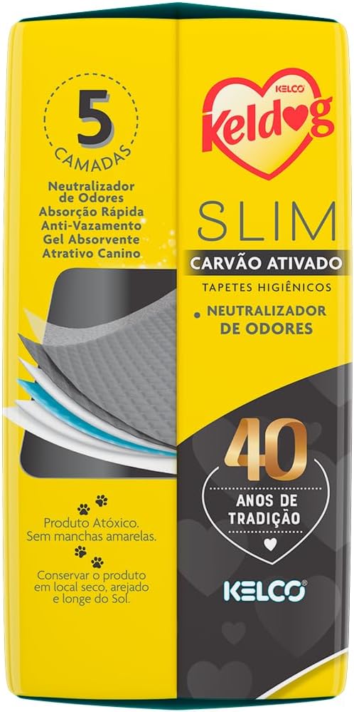 Tapete Higiênico Slim Carvão Ativado 30 Unidades 3