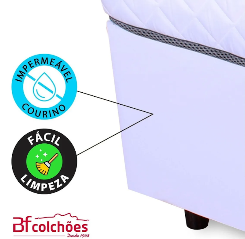 Cama Box Colchão Solteiro Molas Ensacadas Pillow 5