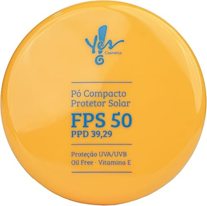 Pó Compacto Protetor Solar FPS 50 Yes! 1