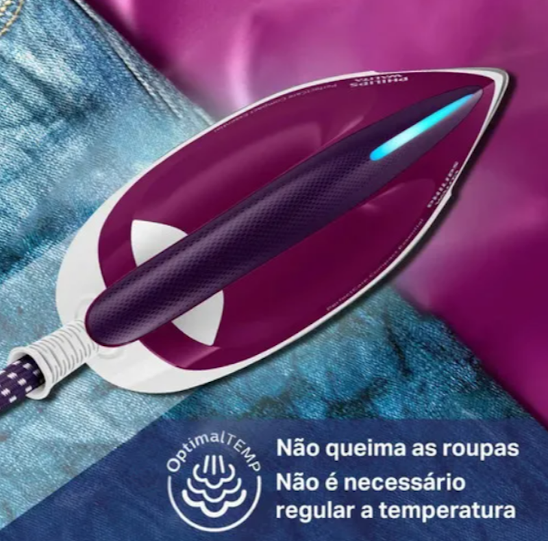 Ferro a Vapor Pressurizado Philips Walita PerfectCare Compact Essential 5