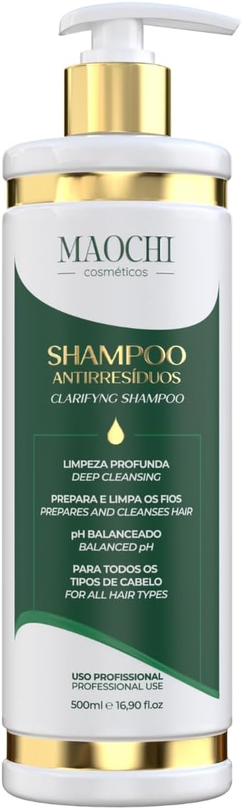 Shampoo Antirresíduo Limpeza Profunda Pré Tratamento Passo 1 Detox Uso Liberado  2