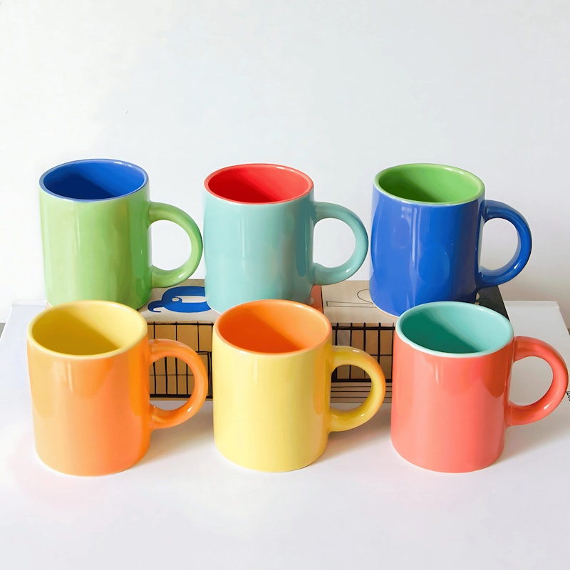 Mini Canecas para Café com 6 Peças Multicolor 5