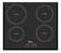 FISCHER Cooktop de Indução Fischer 4 Bocas Vitrocerâmica 1